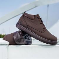 Botas De Caza FLYLAND Para Hombre Casual Hechas a Mano De Cuero Ligeros Antideslizantes Zapatillas Con Cordones - details 8