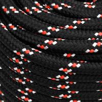 vidaXL Cuerda de barco polipropileno negra 16 mm 25 m - details 3