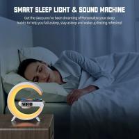 Estación De Carga Inalámbrica Con Luz Nocturna LED RGB Y Altavoz Bluetooth Para iPhone Samsung Estación De Trabajo Rápida - details 2