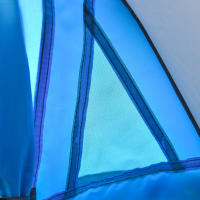 Tienda de campaña pop-up para 1-2 personas Tienda de campaña Ligera para 3 temporales, poliéster y Fibre de Vidrio, Azul + gris, 220x108x110cm - details 1
