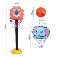 Juego De Anillo De Baloncesto Para Niños Con Diseño Creativo De Animales Juguetes Deportivos Para Interior Y Exterior Desarrolla La Capacidad De Agarrar Y Moverse - details 5