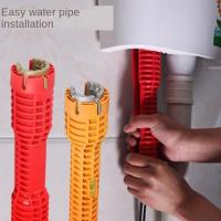 Llave Multifuncional De Aseo Para Tubería Y Grifo Desmontaje De Vaso De Piso Pelviano Sólo Herramienta De Instalación - details 0
