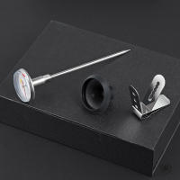 Termómetro De Dial Para Tetera De Café Y Vaso Para Espuma De Leche Profesional Para Cocina Y Café 0-100℃ Herramientas De Medición De Temperatura - details 1