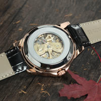 Reloj Mécanico De Lujo Para Hombres Con Cuarzo Automatico Y Esqueleto Dorado Iced out En Acero Inoxidable Reloj De Pulsera Casual Con Correa De Acero Inoxidable Y Luz Oscurecida - details 13