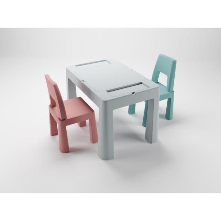 Conjunto Mesa e cadeiras B.Active Multifun Gray/Pink /Turquoise