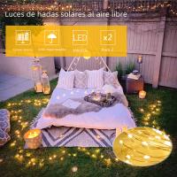 Lámparas Solares LED Para Jardín Caminos Y Patios 50/300 LEDs Luces De Hada Exteriores Impermeables Para Bodas Navidad Y Decoración De Verano - details 8