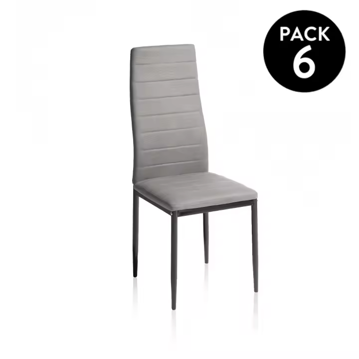 Duehome - Pack 6 sillas de comedor Yuri - 1
