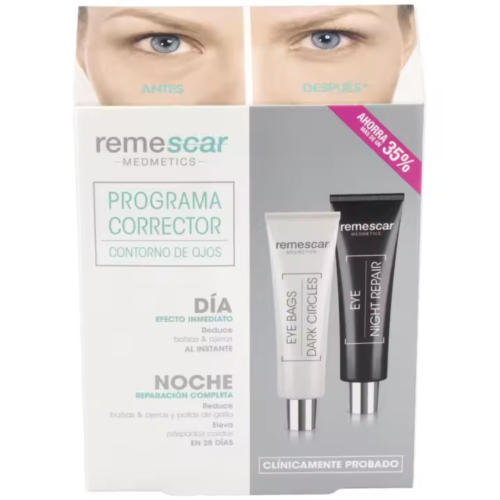 Remescar Programa Corrector Bolsas Y Ojeras+Reparador Noche 2X8Ml - 1