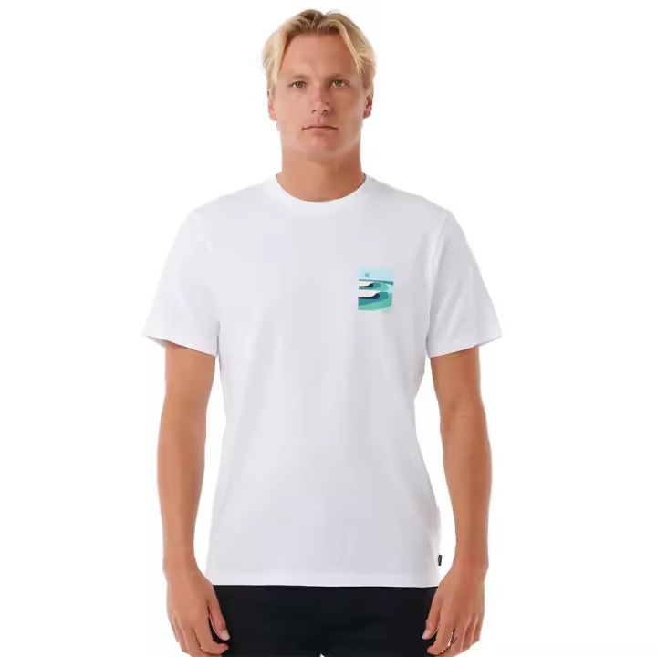 Rip Curl Camiseta De Manga Corta Surf Revival Lined Up - 1