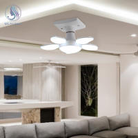 Bombilla LED Plegable Super Brillante Para Hogar Y Garage Cinco Hojas Ajustable Ceilinado Eficaz En Energía Spot Luz De Ambiente - details 19