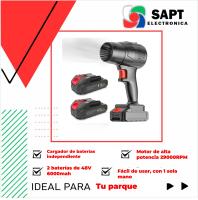 Secador de Aire Inalámbrico con Batería de Litio | Motor Sin Escobillas, Turbina Potente para Coche y Hojas m2 tec - details 2