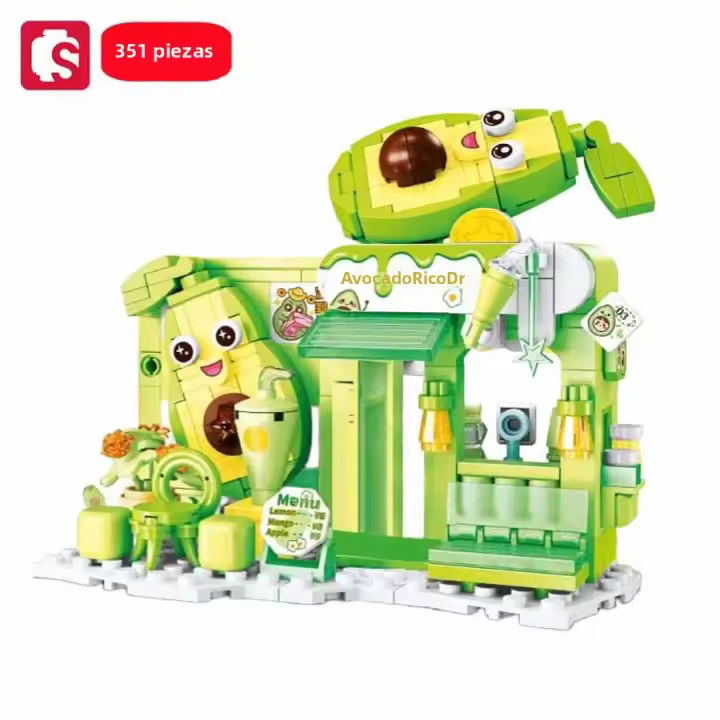 SEMBO Bloques De Construcción De Modelo De Tienda De Frutas Y Callejón Para Niñas Juguetes Educativos Y Decorativos Para El Hogar - 1