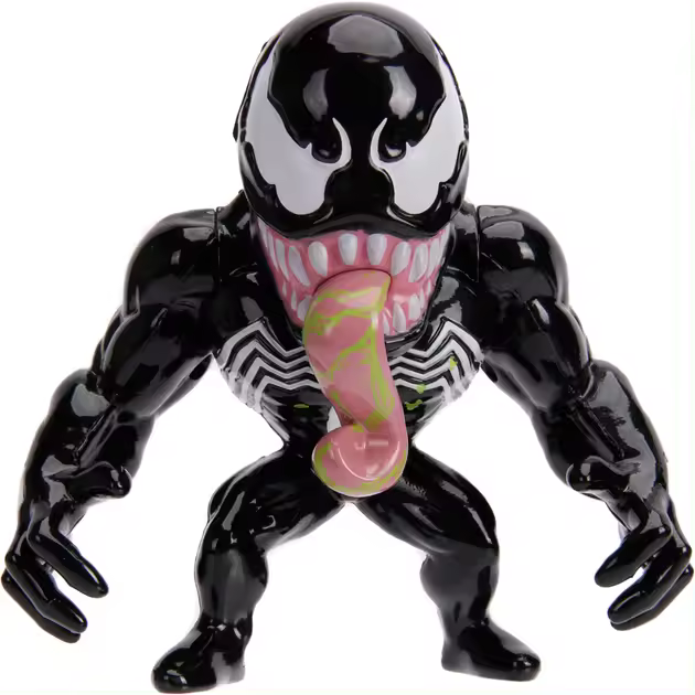 Figura Venom – Marvel Metalfigs 10 cm Jada Toys, Die-Cast - 1