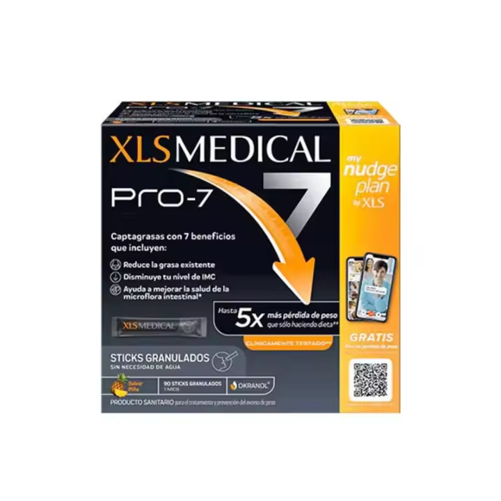 XLS MEDICAL PRO-7 90 STICKS SABOR PIÑA - 1