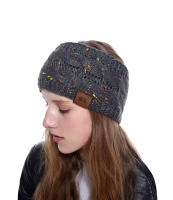 Diadema De Punto Para Mujer Invierno Cálido Lana Tejida Calentador De Orejas Cross Knot Turban Accesorios De Cabello Unisex - details 26