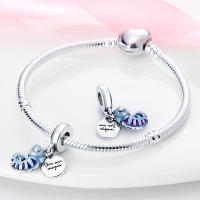 Encanto De Mariposa Cambio De Color Chameleon En Plata 925 Con Cuentas De Zirconia Para Pulseras Originales Y DIY Joyería Fina Regalos - details 7