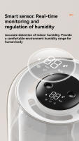 Humidificador USB De Gran Capacidad 4L Doble Nebulización Silencioso Con Luz De Noche 3 Modos Ideal Para Casa/office/dormitorio - details 2