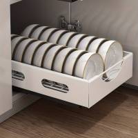 JUPPLIES - Cajones Extraibles Para Cocina de Tamaño Ajustable - Organizador de Cocina Telescopico Multiusos - Almacenamiento para Armarios de Cocina en Cajon Extraible - details 1