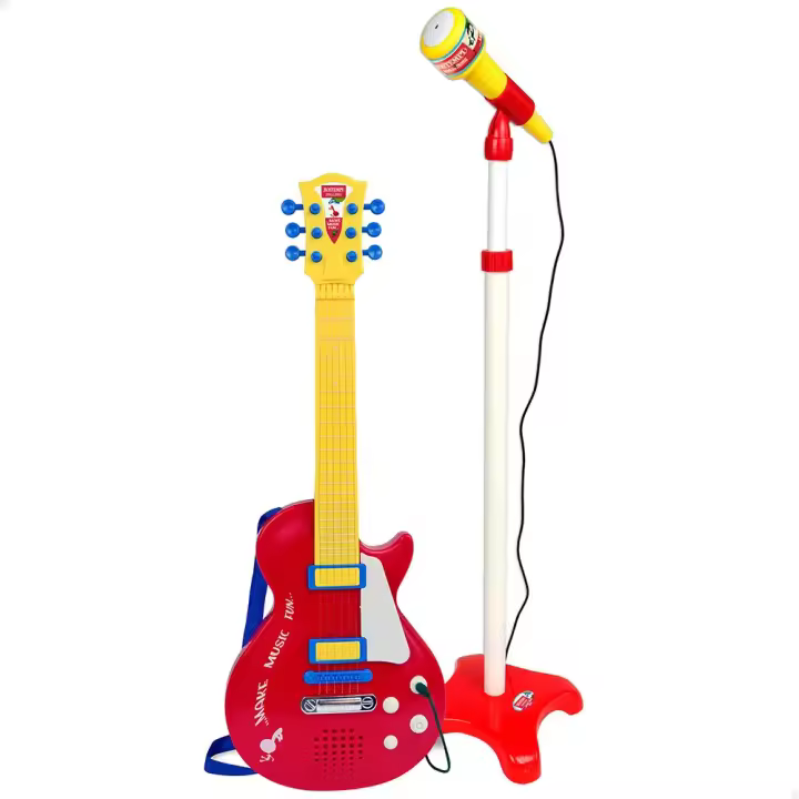 Bontempi Guitarra Electric With Stand Mic - 1