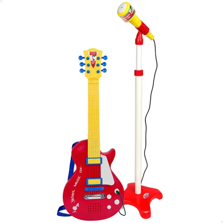 Bontempi Guitarra Electric With Stand Mic - 1