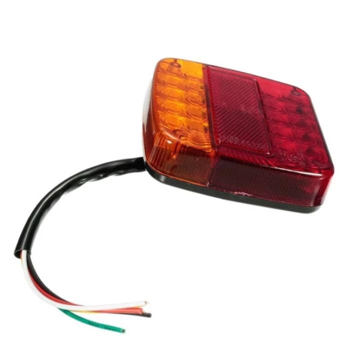 Luz Trasera De Advertencia LED Para Camiones Y Coches 1PC 20LED 12V Impermeable Duradero Para Remolques Y Caravanas