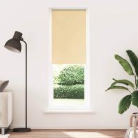 vidaXL Estor Enrollable Opaco Beige de Tela en dimension 230 cmx105 cm/230 cmx110 cm/230 cmx120 cm y más | protección solar decorativa para ventanas hogar oficina dormitorio fácil de instalar - details 9