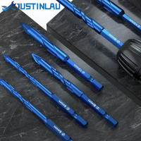 JUSTINLAU Broca De Precisión Para Taladro Eccentrico Dureza Alta 6/8/10/12mm Para Azulejos De Vidrio Cerámica Roca Taladro Triangular De Acero De Alta Velocidad - details 1