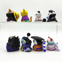 Set De 8 Figuras De Acción One Piece Cat Kaidou Jinbe Wanno Country Kozuki Oden Decoración De Pasteles Juguete Para Adultos - details 2