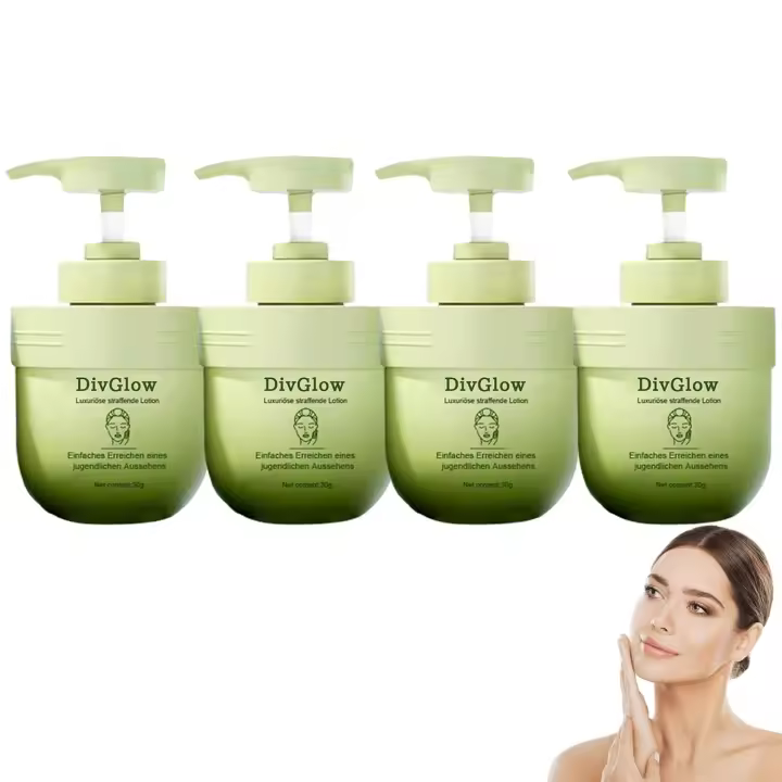 Crema reafirmante DivGlow Skin Firming, lujosa crema reafirmante de colágeno, para todo tipo de piel (4 unidades) - 1
