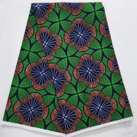 Tela De Estilo Nigéria Ghana Poliéster De Alta Calidad 6 Yardas 2025 Real Ankara Wax Lace Para Vestido De Fiesta Para Mujeres - details 6