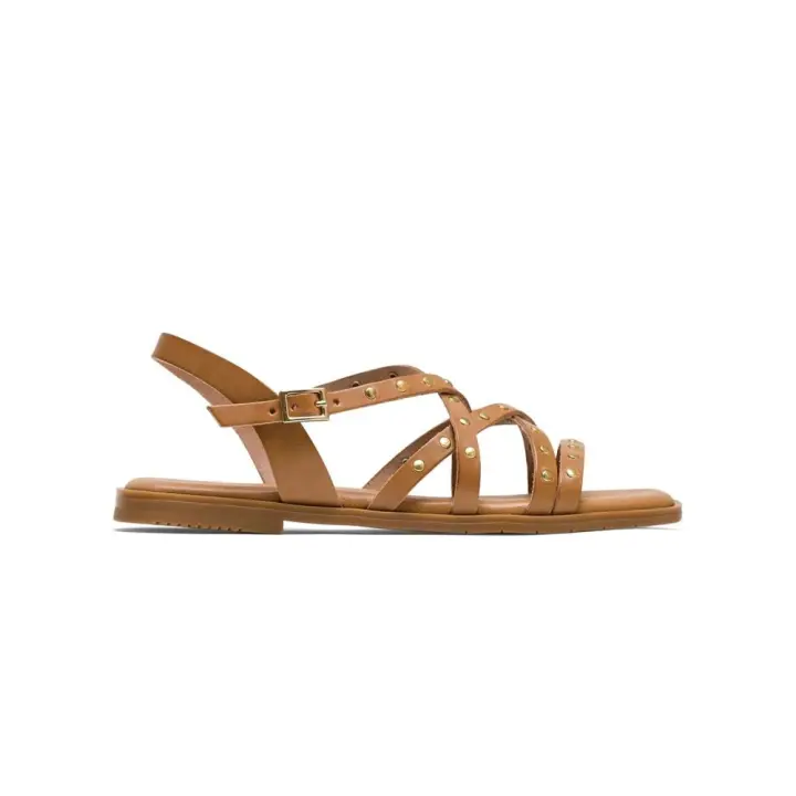 Sandalias Planas Porronet 3113 Mujer Taupe - 1