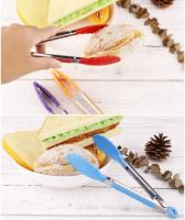 Pinzas de cocina, juego de 4, pinzas de acero inoxidable antideslizantes de 7" con clip de bloqueo para cocinar, asar, servir, resistentes al calor, de calidad alimentaria - details 4