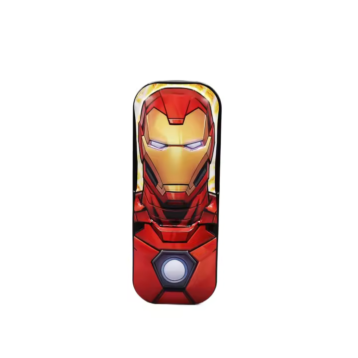 Estuche escolar AVENGERS, IRON MAN.  Niño. 21x7cms. 3D. MARVEL - 1