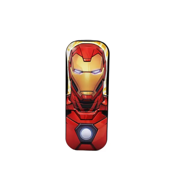 Estuche escolar AVENGERS, IRON MAN.  Niño. 21x7cms. 3D. MARVEL - 1