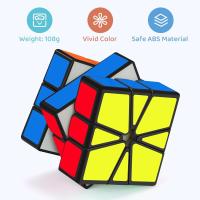 Cubo de Rubik Cuadrado 1 Velocidad Cubo Negro, Turn Suavemente Peri holds suficiente fricción para tener Las Capas en su lugar - details 2