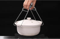 Porta Platos De Acero Inoxidable Para Cocina Utensilio Antideslizante Y Anti-Quemaduras Para Olla Y Tazón Herramienta De Cocina Ecológica - details 2