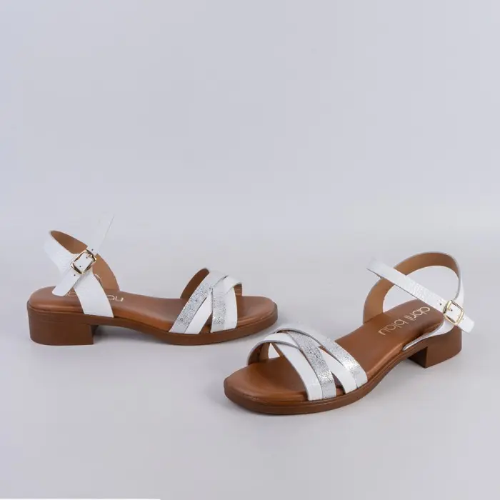 SANDALIA MUJER ABRIL BLAU BLANCO 54663 - 1