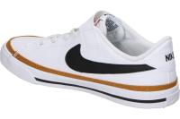 NIKE | Deportiva Nike Court Legacy Infantil - Zapatilla Unisex Color Blanco con Cierre de Cordones y Velcro - Modelo DA5381-102 - details 2
