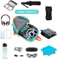 Mochila ultraligera de 20 litros, mochila plegable, mochila de senderismo portátil, mochila impermeable, bolsa multifuncional para acampar al aire libre, adecuada para exteriores, unisex - details 4