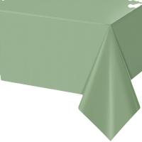 Mantel Rectangular De Plástico Impermeable Y Antigrasa Verde Pasto Para Decoración De Cumpleaños Y Bodas 1 Pieza - details 1