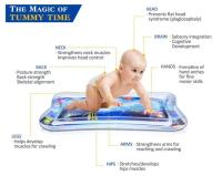 Alfombra De Juego Para Bebés Con Agua Inflable Cojín De PVC Para Tiempo En El Estómago De Bebé Alfombrilla De Agua Para Niños Juguetes Educativos De Desarrollo Actividad Tamaño 50cm * 66cm - details 3