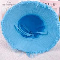 Sombrero De Buho De Moda Para Mujer Marca Diseñadora Lujo Protección Solar Verano Playa Estilo Casual Color Sólido Tamaño Adulto - details 4