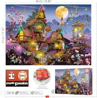 Educa Puzzle 500 piezas Casa de las Hadas Incluye Pegamento Fix Puzzle Educa 19554 - details 1