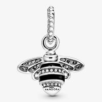 Pandora Charm de Colgante en Plata de Ley Abeja Reina Brillante 398840C01,Incluye Caja Original - details 0