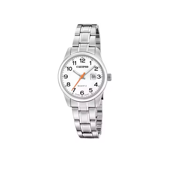 Reloj Calypso K5873/1 Mujer - Acero Inoxidable 316L, Esfera Blanca - 1