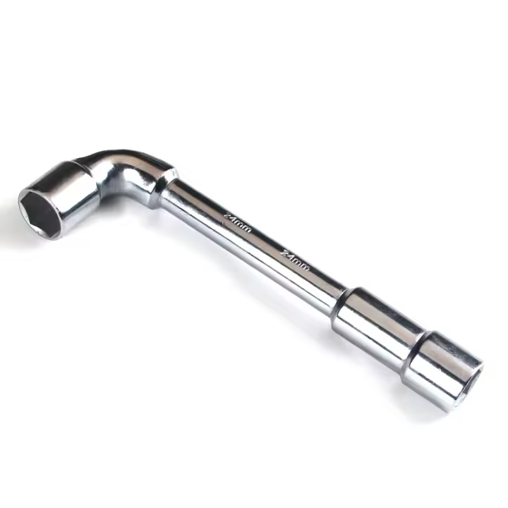 Llave De Fijación L Doble Finalizada Con Cromo Herramientas De Mano Para Reparación Automotriz Y Perforación De Tubos Material De Acero Crômio-vanadio - 1