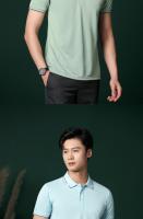 Camisa Polo De Color Sólido Para Hombre Estilo Casual Verano Manga Corta Grande Talla Moda Callejera Sin Capucha - details 11