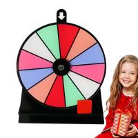 Rueda Del Destino Antideslizante Con Base Y Tablero Acrílico Borrrable Juego De Ruleta De 12 Ranuras Para Mesa Accesorios De Fiesta - details 9