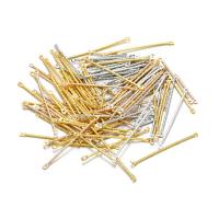 100Pcs/Lot 15-40mm Gold Twisted Double Cylinder Bar Earrings Connectores Para Hacer Joyas DIY Accesorios De Punzón De Aretes - details 0