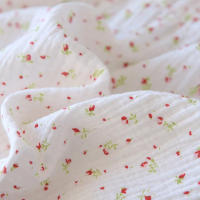 Vestidos De Algodón Para Mujer Verano 100% Crepe Noche Ropa Interior Cómoda Con Aros Dormir Comodidad Elegante Manga Sin Mangas Cuello En V Estampado - details 8